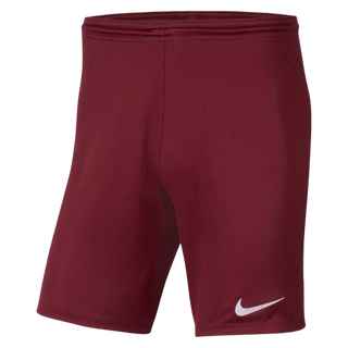 NIKE DRI FIT SHORTS - BURGUNDY