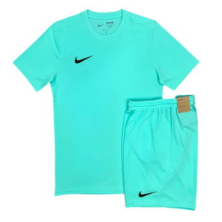 NIKE TURQUOISE SET - T-SHIRT / SHORTS