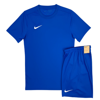 NIKE JUNIOR ROYAL BLUE DRI FIT SET - T-SHIRT / SHORTS