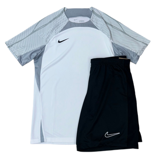 NIKE WOLF GREY DRI FIT SET - T-SHIRT & SHORTS