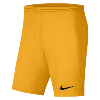 NIKE JUNIOR DRI FIT SHORTS -  UNI GOLD