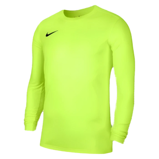 JUNIOR Nike Long Sleeve Football Shirt- VOLT