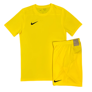 NIKE JUNIOR Dri-Fit Tshirt / Shorts Set - Yellow